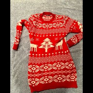 SHEIN NEW CHRISTMAS SWEATER DRESS